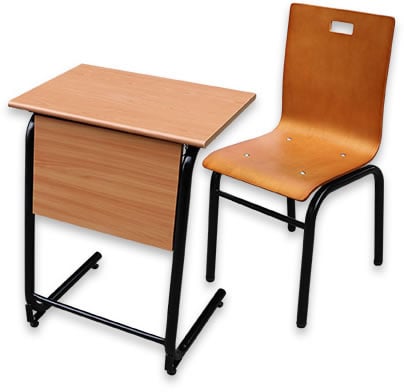 HZ102I-4 木質造形課桌椅(含桌椅)(網抽) - 點擊圖像關閉