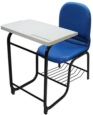 HZ107E-1 學生連結課桌椅 - 點擊圖像關閉