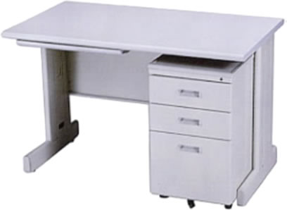 HU-120A 辦公桌組(含0.5活動櫃，ABS薄抽)W120cm - 點擊圖像關閉