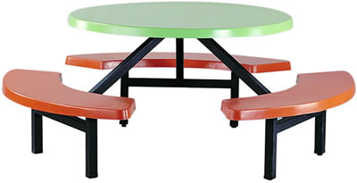 HZ501Q-1_6P六人餐桌椅(FRP桌板)
