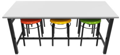 HZ801K-1_6P 六人餐桌椅((H形腳)(含椅子) - 點擊圖像關閉