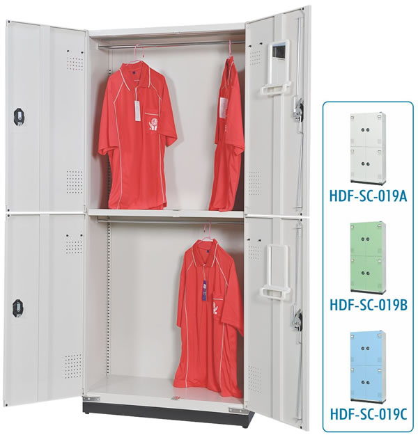 HDF-SC-019 四門兩人衣櫃置物櫃 - 點擊圖像關閉