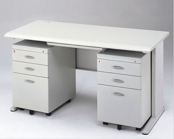 LD-180B 辦公桌套組(含兩個高活動櫃+ABS薄抽)W180cm - 點擊圖像關閉
