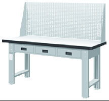 WAT-5203N4 WAT-6203N4 上架組重量型三屜工作桌(三種桌板及二種桌長選擇) - 點擊圖像關閉