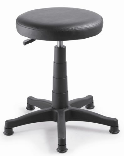 CS38G 圓凳護士椅、實驗椅(固定輪或滑輪) - 點擊圖像關閉