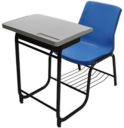 HZ107B-1 學生連結課桌椅