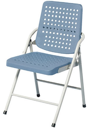 681-8 塑鋼烤漆白宮椅