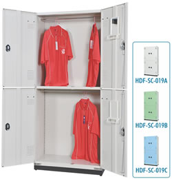 HDF-SC-019 四門兩人衣櫃置物櫃