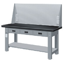 WAT-5203A4 WAT-6203A4 橫式三屜上架組鉗工桌
