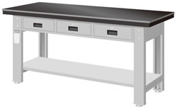 WAT-5203A WAT-6203A 橫三屜型鉗工桌(二種桌長選擇)