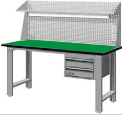 WBS-53022F6 WBS-63022F6 吊櫃二屜標準型工作桌+上架組(三種桌板及二種桌長選擇)