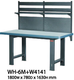WH-6M+W4141 重型工作桌 1800mm寬