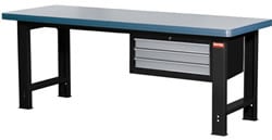 WHC-7M 吊櫃三抽重型工作桌 2100mm寬