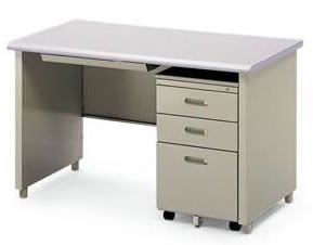 AT-180A 辦公桌組(含鋼製S薄抽+0.8活動櫃)
