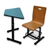 HZ109I-1 學生梯形升降課桌椅(無塑膠抽)