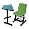 HZ109K-1 學生梯形升降課桌椅(無塑膠抽)