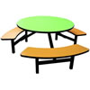 HZ505U-1_6P 六人餐桌椅(塑合板桌板)