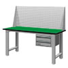 WBS-53022F2 WBS-63022F2 吊櫃二屜標準型工作桌+上架組(三種桌板及二種桌長選擇)