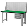 WBS-53022F4 WBS-63022F4 吊櫃二屜標準型工作桌+上架組(三種桌板及二種桌長選擇)