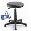 CS38G 圓凳護士椅、實驗椅(固定輪或滑輪)