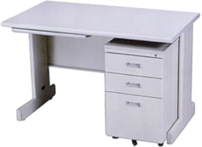 HU-150A 辦公桌組(含0.5活動櫃，ABS薄抽)W150cm - 點擊圖像關閉