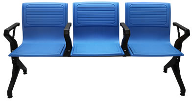 HZ308G-2 公共排椅(塑鋼腳)(椅面高密度聚乙烯(HDPE)