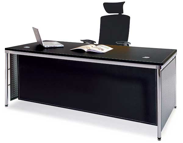 EMR-S1808PE鋼木主管桌(馬鞍皮面.檔板) - 點擊圖像關閉