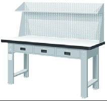 WAT-5203N3 WAT-6203N3 上架組重量型三屜工作桌(三種桌板及二種桌長選擇) - 點擊圖像關閉