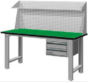WBS-53022F3 WBS-63022F3 吊櫃二屜標準型工作桌+上架組(三種桌板及二種桌長選擇) - 點擊圖像關閉