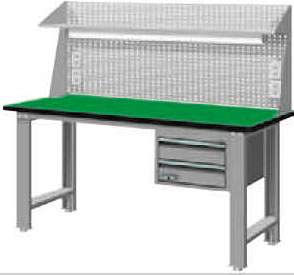 WBS-53022F6 WBS-63022F6 吊櫃二屜標準型工作桌+上架組(三種桌板及二種桌長選擇) - 點擊圖像關閉