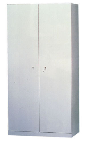 AO-4B 雙開門單人鋼製衣櫃 - 點擊圖像關閉