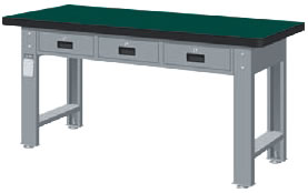 WAT-5203F WAT-6203F 重量型橫式三抽工作桌(四種桌板及二種桌長選擇) - 點擊圖像關閉