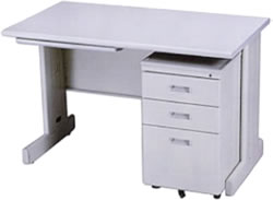 HU-160A 辦公桌組(含0.5活動櫃，ABS薄抽)W160cm