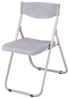 120-01 塑鋼烤漆折疊椅
