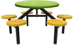 HZ501P-1_6P 六人餐桌椅(FRP桌板)