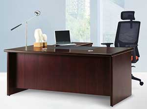 515-1 豪華優質全木皮5.8尺主管桌整組