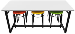 HZ801H-1_6P 六人餐桌椅(口字腳)(含椅子)