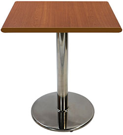 HZ802D 二人餐桌(不鏽鋼圓桌腳、六種桌板可選)