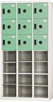 DF-BL0912F 多用途置物櫃.衣櫃(12開放式+9小門)