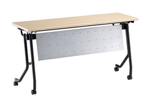 JJG 圓舞曲培訓桌折合桌(木紋色)(有檔板)
