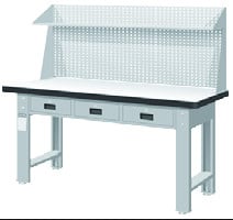 WAT-5203N3 WAT-6203N3 上架組重量型三屜工作桌(三種桌板及二種桌長選擇)