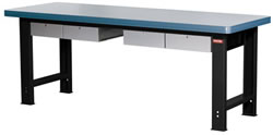 WHD-7M 四抽重型工作桌 2100mm寬