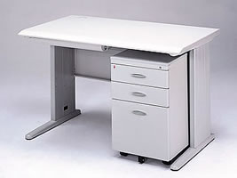 LD-140A 辦公桌套組(含高活動櫃+ABS薄抽)W140cm