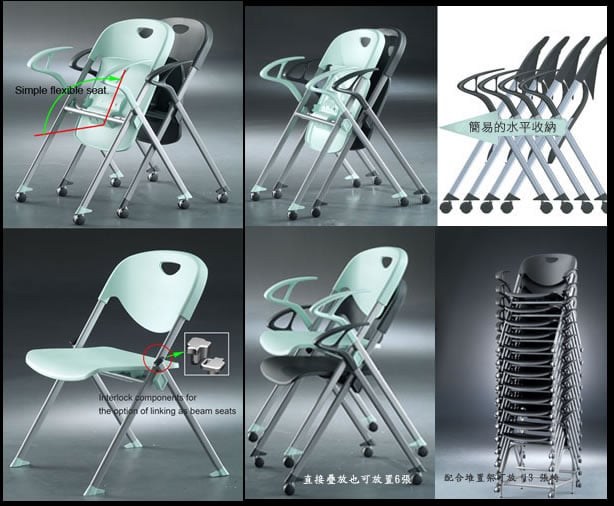 RF-511N 奇摩子烤漆塑鋼椅